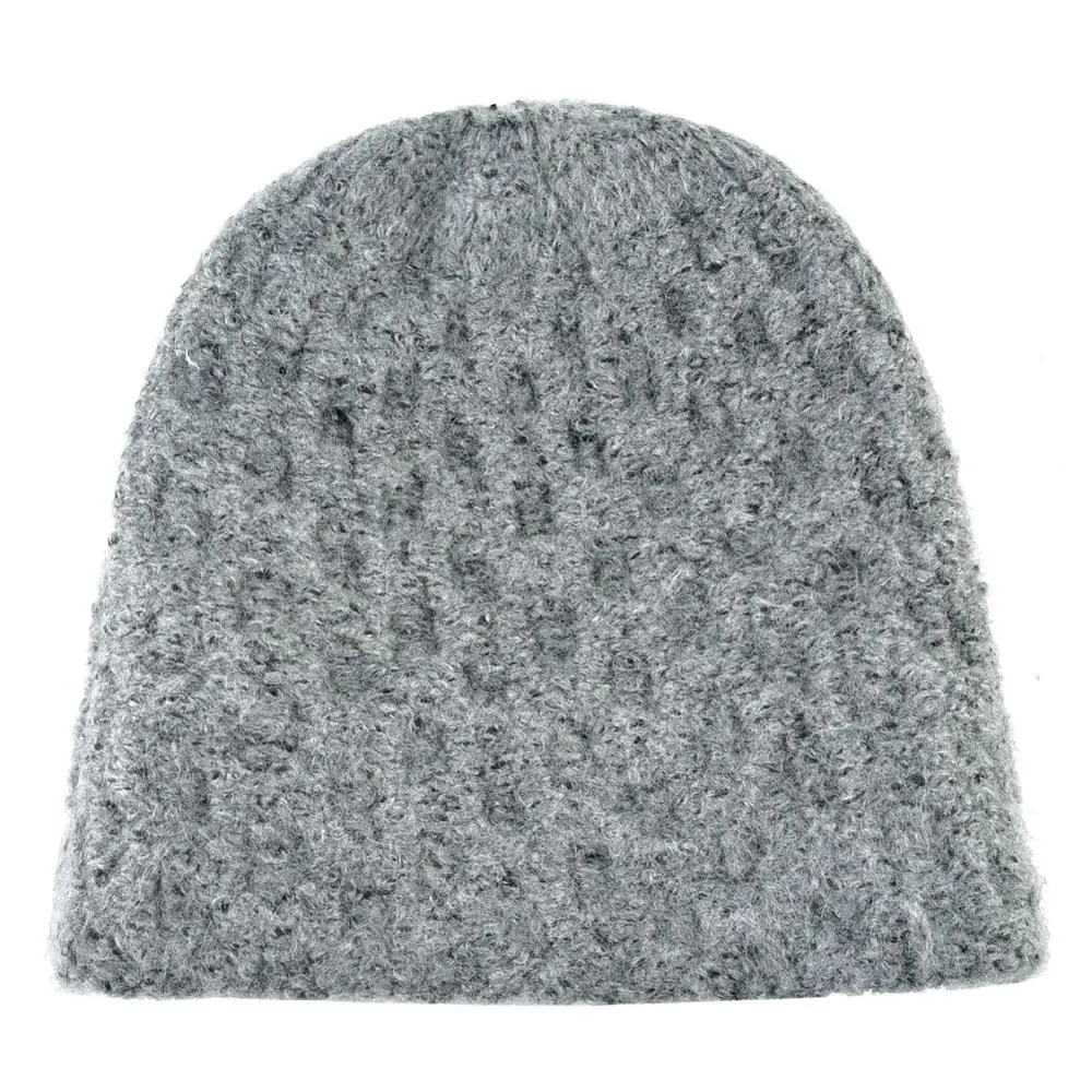 Meškėnas kailių kamuolys skrybėlės moterims žiemos Megzti vilnos Beanies Storas šiltas skrybėlę PomPom Kamuolys Ponios vientisos Spalvos Megzti Vilnoniai Bonne