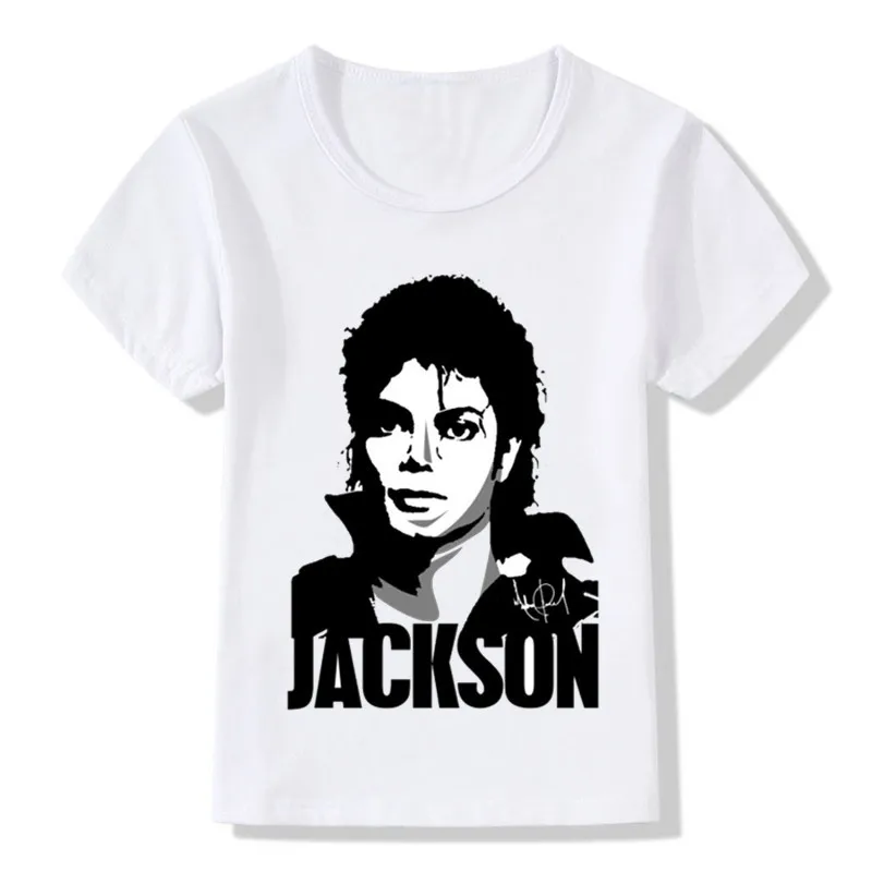 Michael Jackson Blogai Dizaino Vaikų Marškinėliai Berniukams, Mergaitėms Rock N Roll Star Viršūnes Tees Vaikai Kpop Cool Drabužius Bamblys,ooo5145