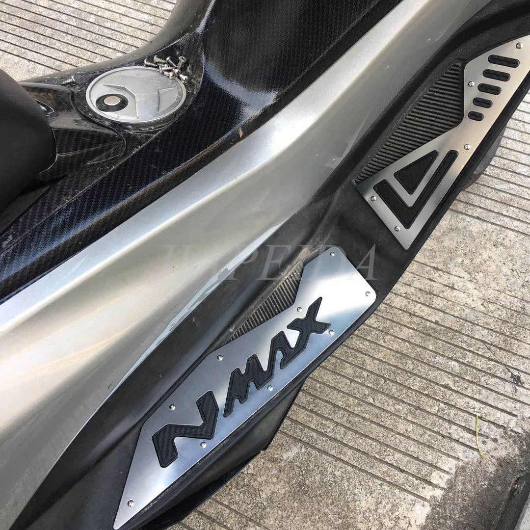 Modifikuotas Motociklo nmax kojoms pakojos pakoja žingsniai pėsčiomis plokštė yamaha nmax155 nmax125 nmax150. 2016 m. 2017 m. 2018 m. 2019 m.