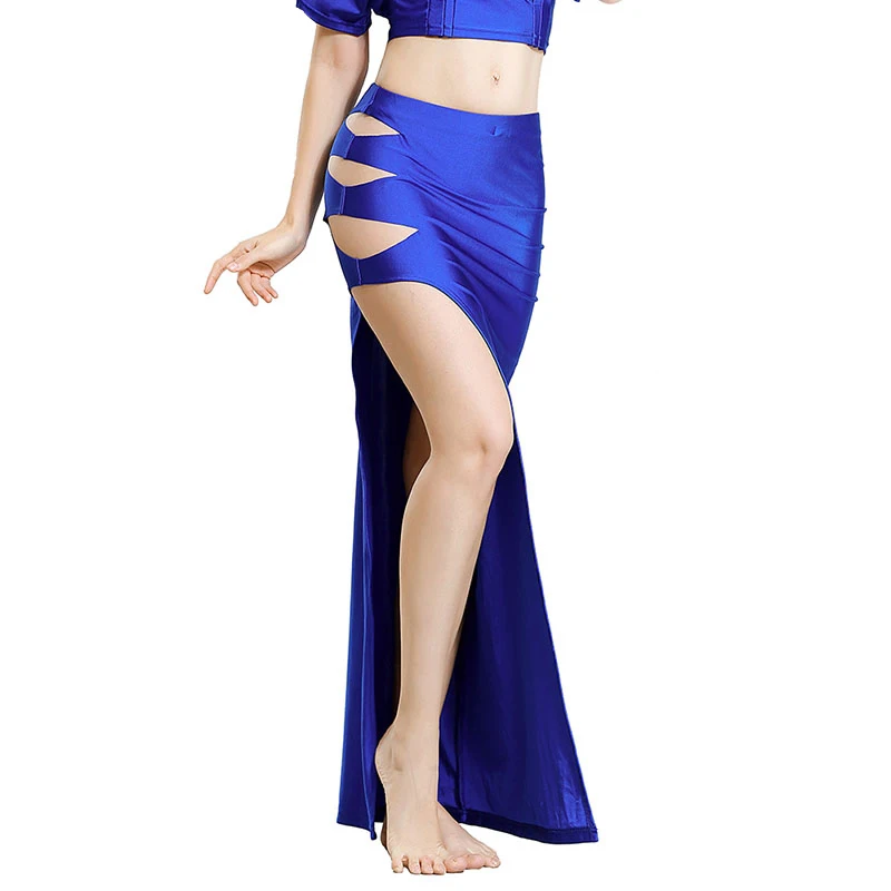 Moterų Pilvo Šokio Kostiumas Suknelė Vieną Ritininės Ilgas Sijonas Lady Garsiausių Sijonai Rytų Bellydancing Drabužius Konkurencijos Apranga
