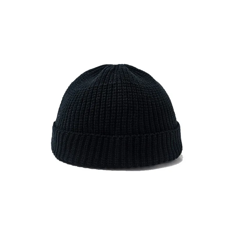 Moterų šviesos rudenį ir žiemą kepurės juoda melon odą skrybėlės šalto ir karšto vilnos kepurės skrybėlės