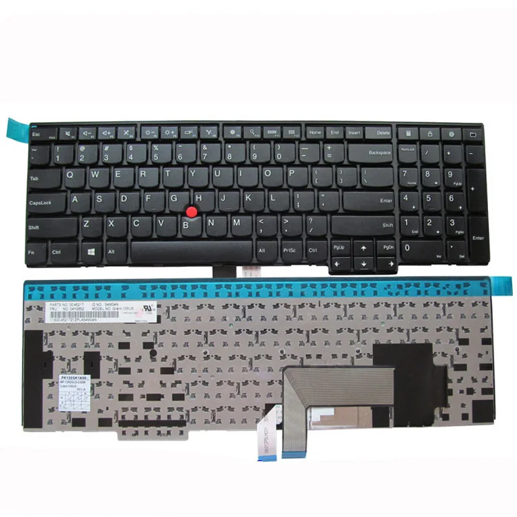NAUJŲ Pakeisti LENOVO ThinkPad E540 E531 W540 W541 W550 T550 T540P L540 nešiojamas kompiuteris Built-in klaviatūra