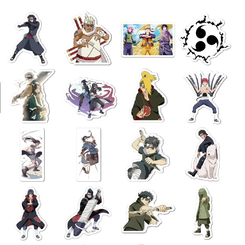Narutos 100 Atlygį Anime Lipdukai Vnt Animacinių filmų Uchiha Itachi Pav Filmų Kolekcija Sabaku nr. Gaara Grafiti Bagažo Riedlentė