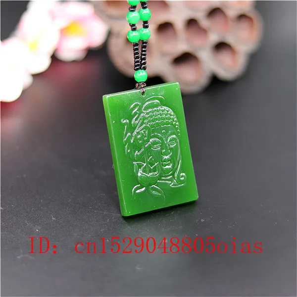 Natūrali Žalioji Kinijos Jade Budizmas Lotus Pakabukas Karoliukai Karoliai Mados Žavesio Žadeito Papuošalų, Išraižytas Amuletas Dovanos Moterims