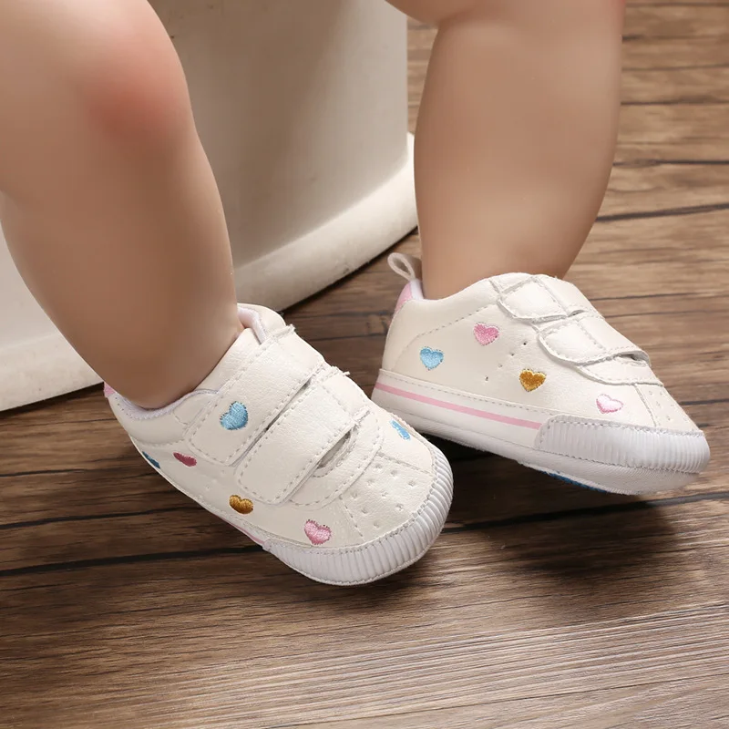 Naujagimiui atsitiktinis prewalker kūdikių Sporto Sportbačiai bateliai kūdikių Odos batai mano pirmasis batai 0-18 mėnesių kūdikiai