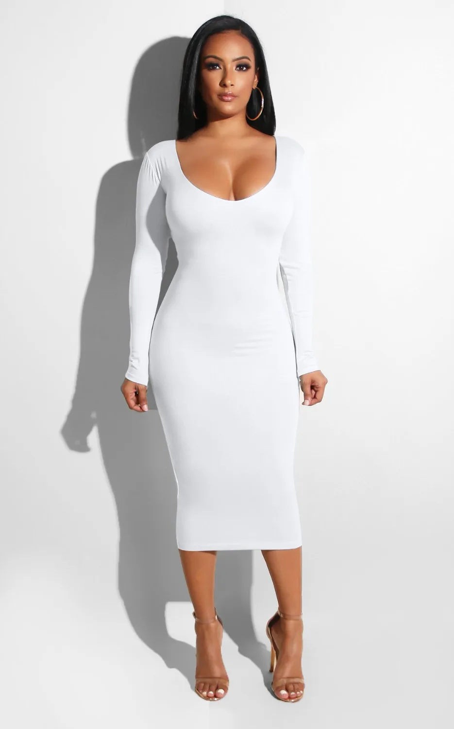Naujas 2019 M. Rudenį Suknelė Moterims Ilgomis Rankovėmis Juoda Balta Suknelė Seksualus Slim Bodycon Suknelė Pieštukų Rinkinį Klubų Spandex Suknelė Vestido Skraiste