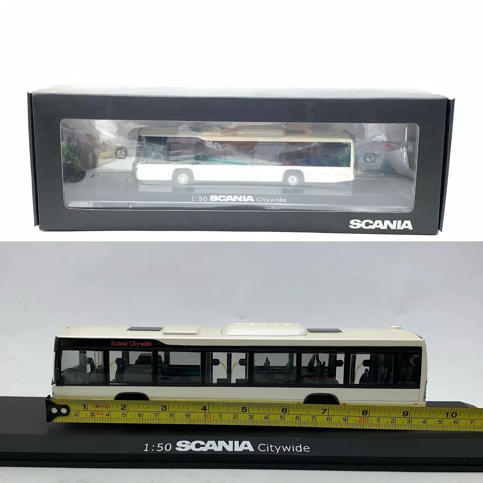 Naujos Originalios 1:50 Scania Autobusų Lydinio Automobilio Modelio Automobilių Žaislą Dovanų 25cm