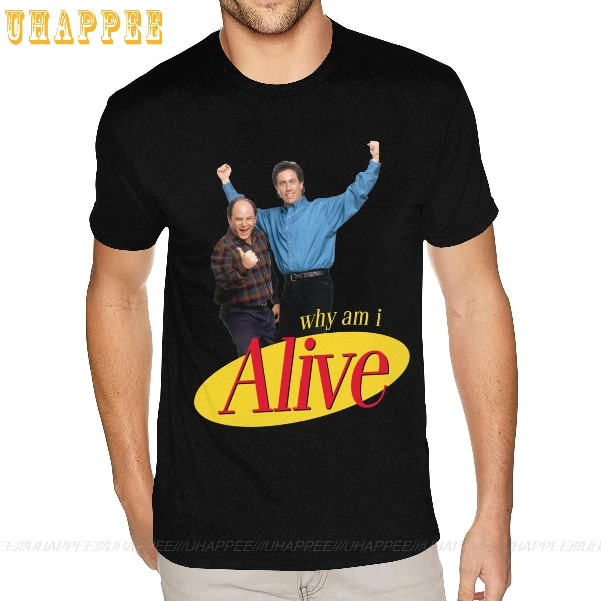 Negabaritinių Seinfeld TV Šou T-Shirts Homme Cool Trumpas Rankovės Medvilnė Klasikinis Marškinėliai 1980 Drabužiai