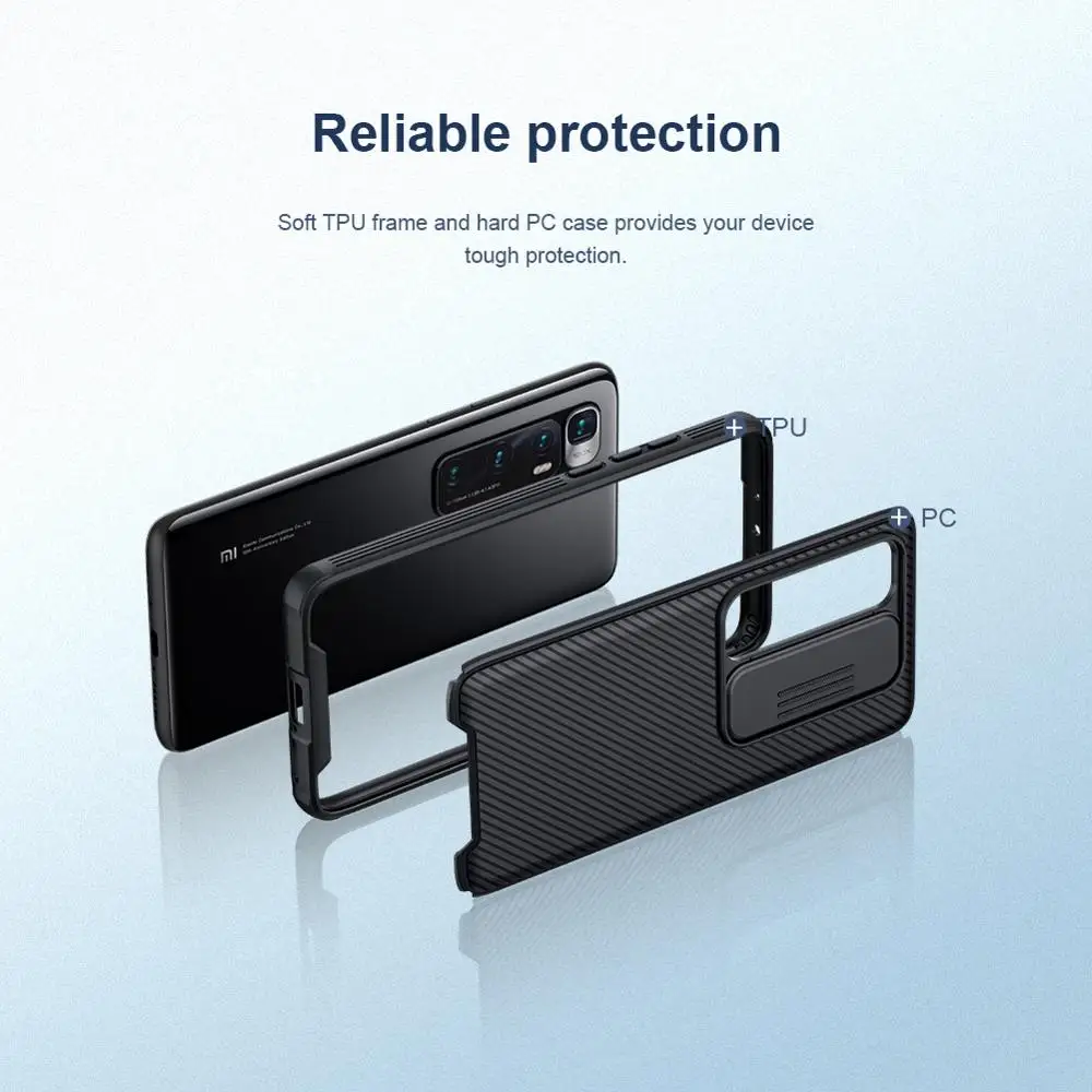 Nillkin už Xiaomi Mi Ultra 10 Camshield Skaidrių Kameros apsauginis Dangtis Matinio Shield Atveju Xiaomi Mi Ultra 10 Mi10 Pro Atvejais