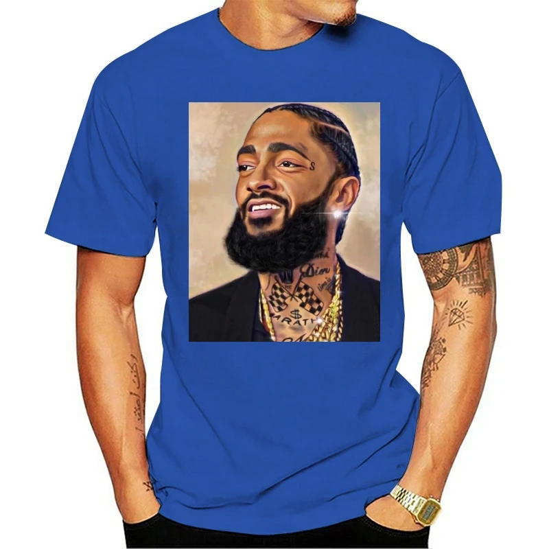 Nipsey Hussle T-Shirt Legendinis Crenshaw Marškinėliai Tee 11 Spalvų Dydis S-3X Hip-Hop Tee Marškinėliai