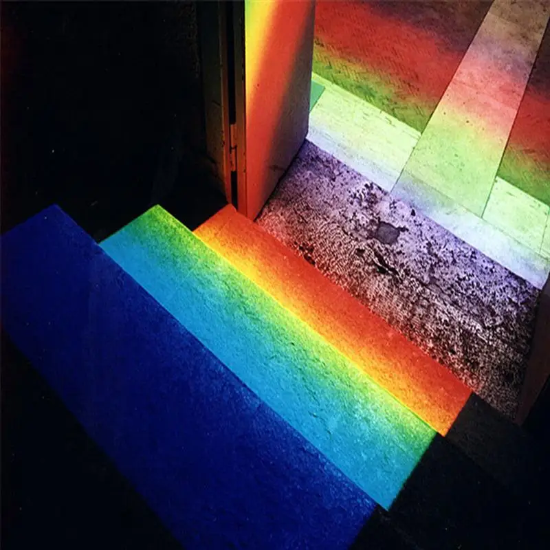 Optinė Prizmė Stiklo Trikampio Triple Prizmę Fotografijos Mokyklos Lab Mokymo Šviesos Spektro Fizikos Kampas Atspindintis