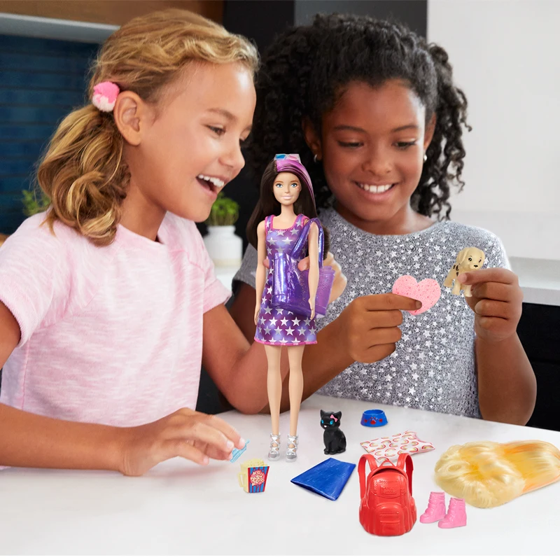 Originalias Barbie Lėles Aklas Lauke Staigmena Spalva Atskleisti Mergaičių Lėlės Pakeisti Vandens Augintiniai Lėlės Priedai Nustatyti Žaislai Vaikams GPD54