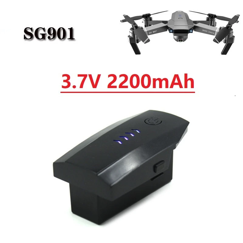Originalus 3.7 V, 2200mAh Ličio Baterija SG901 SG-901 4K GPS Smart Anti-Shake RC Quadcopter Drone Atsarginės Dalys