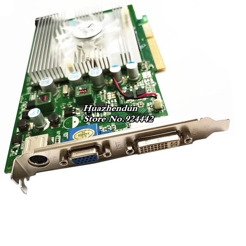 Originalus Geforce 6600GT 512MB DDR2 AGP 4X, 8X Vaizdo plokštė VGA DVI Darbalaukio Grafikos kortelės 1pcs nemokamas pristatymas