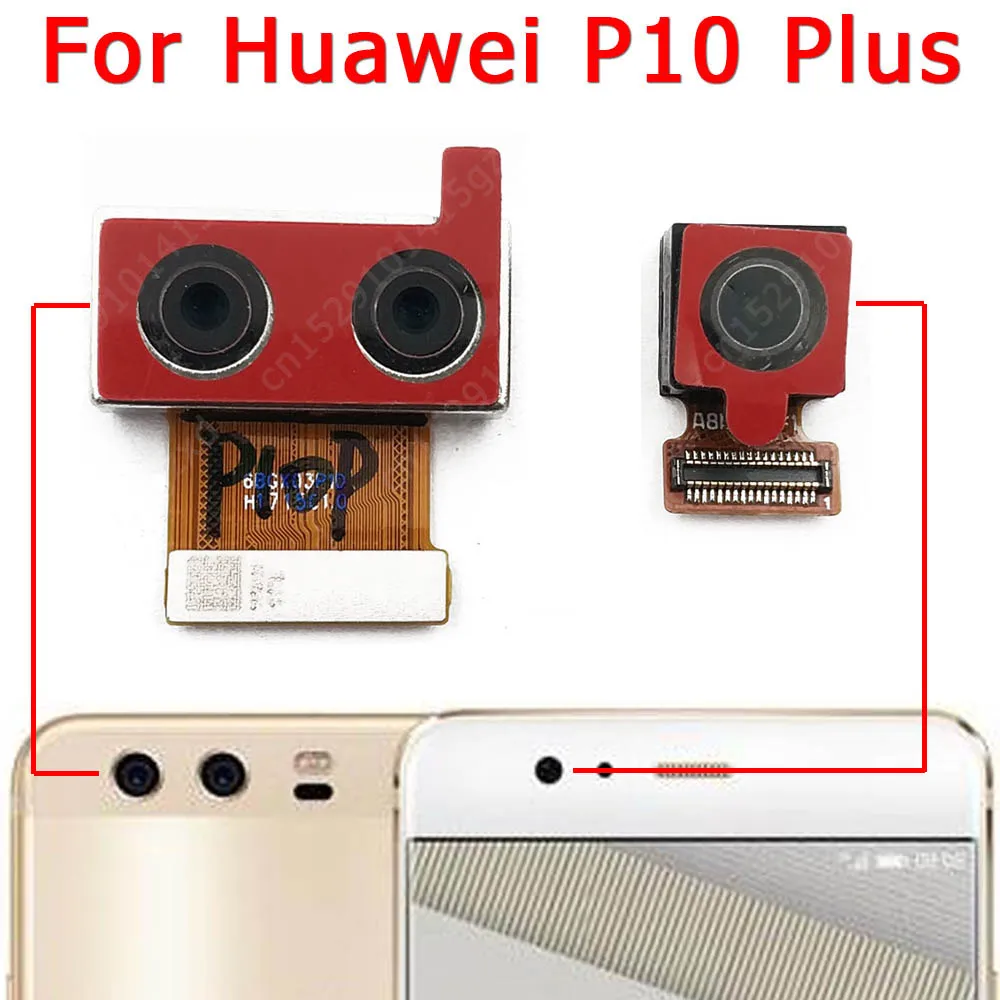 Originalą Huawei P10 Plius P10Plus Priekiniai Išoriniai Galinio Vaizdo Kamera Priekinės Pagrindinis Susiduria Mažos Vaizdo Kameros Modulis Flex Atsarginės Dalys