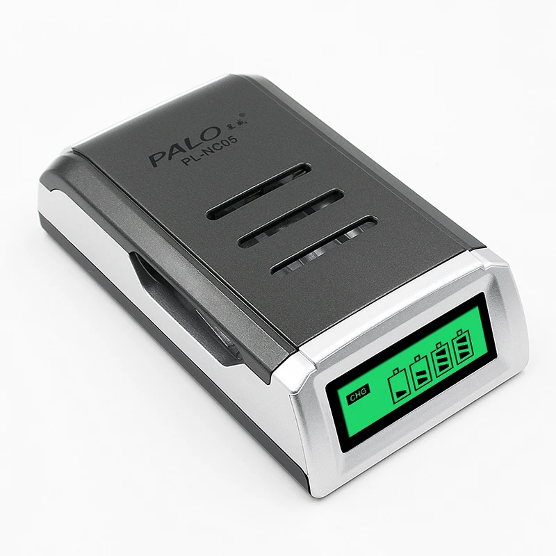 PALO 4 Slots LCD Ekranas Smart Greito Įkrovimo Pažangi Baterijų Kroviklis Baterijos AA /AAA NiCd NiMh Įkraunamos Baterijos