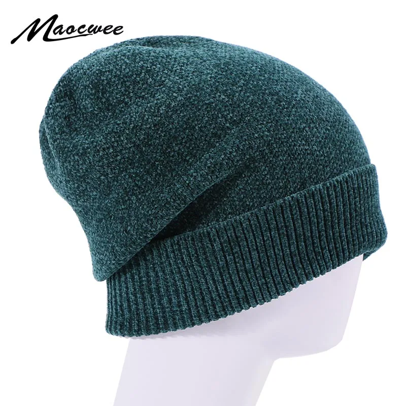 Paprasta Kepuraitė Unisex Rudenį, Žiemą Žalios Skrybėlės Moterims Žmogus Mezgimo Nėrimo Bžūp Skullies Beanies Šiltos Kepurės Moterų Black Hat 2019