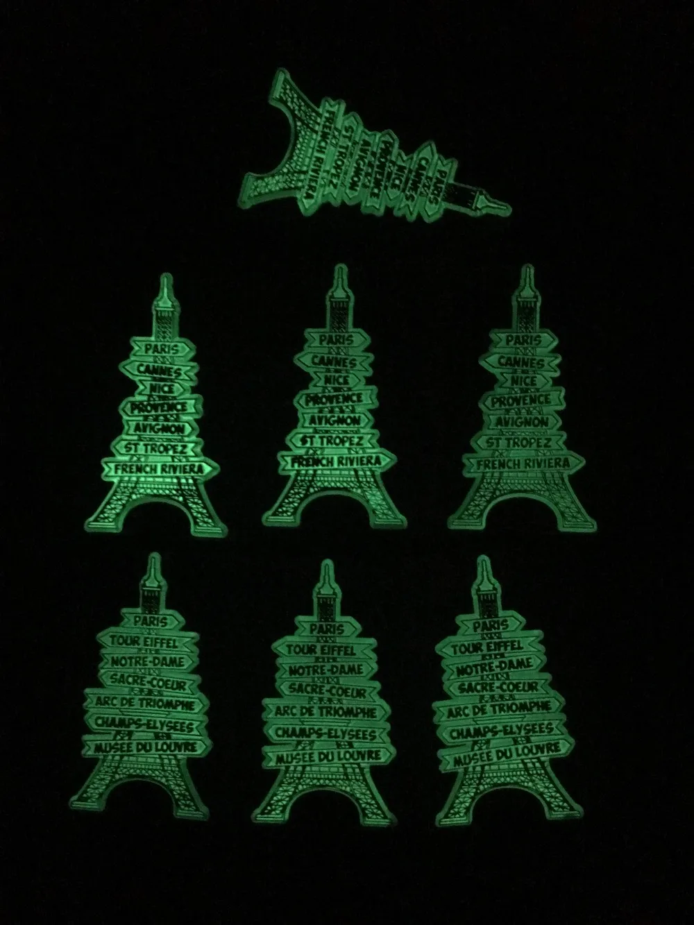 Paryžiaus Eifelio Bokštas, Prancūzija, 2D Įpurškimo Mienienie karšto štampavimo, šviesos, Šaldytuvo magnetų ,Suvenyrų šaldytuvas magnetas