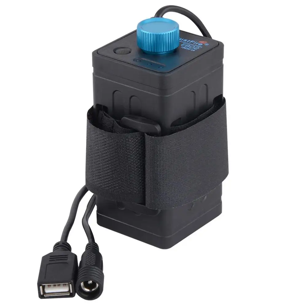 Patvarus Nešiojamas Vandeniui Baterija Atveju Dėžutė su USB Sąsaja, Parama, 4 x 18650 Baterija Dviračių LED Šviesos