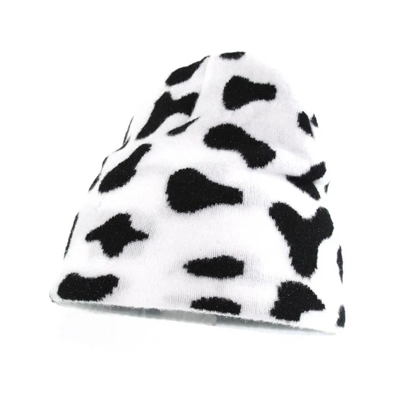 Ponios Indėlių Zebra Modelio Megzti Skrybėlę Žiemos Lauko Apsidraudimo Plaid Hat Atsitiktinis Visas Rungtynes, vyriški Elastiniai Skrybėlę Naujas Kaukolė Skrybėlę