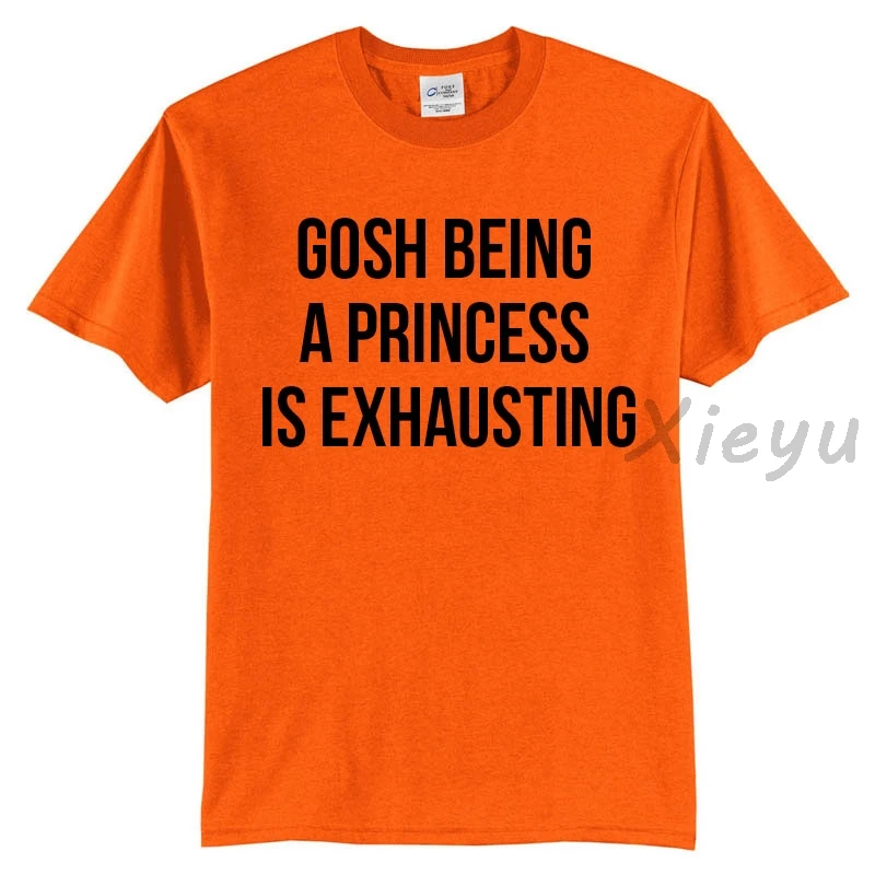 Princesė T-shirt, Velnias Yra Princesė Yra Alinantis TEE Princesė Mergina T shirts