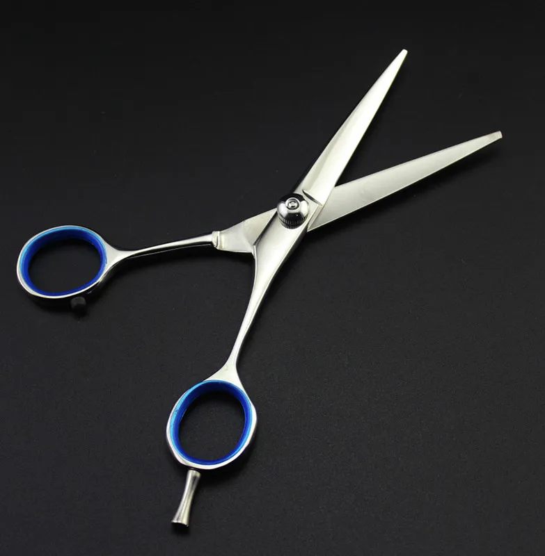 Profesinės 5.5 6 colių plaukų žirklės Japonija 440c plieno žirklės, kairėje ir dešinėje rankoje pjovimo kirpykla makas, plaukų kirpimo žirklės