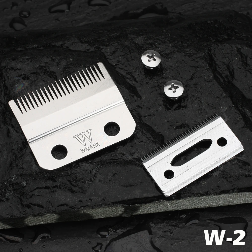 Profesinės WMARK 2-Hole Plaukų Clipper Ašmenys vaivorykštės spalvos, sidabro spalvos, aukso spalvos pakeisti disko W-2 professional clipper