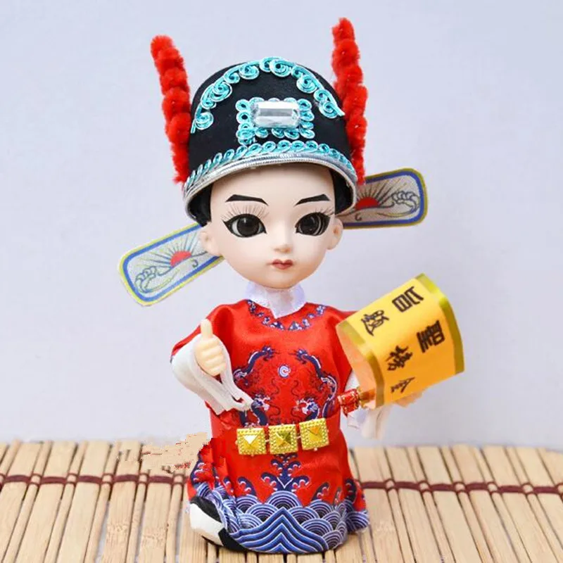 Rankų darbo Q Versija Pekino Vyras Šilko Kinijos Charakteristikos, Kinija 's Vėjo Šilko lėlės Pekino Operos Lėlės reborn baby žaislai
