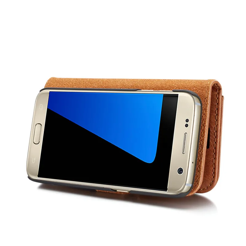 Retro Magnetinio 2 in 1 Odinis dėklas, skirtas Samsung S10 S20 S8 S9 Plus S7 Krašto Piniginės Kortelės Dangtelį Galaxy Note 20 Ultra 10 A21S A51
