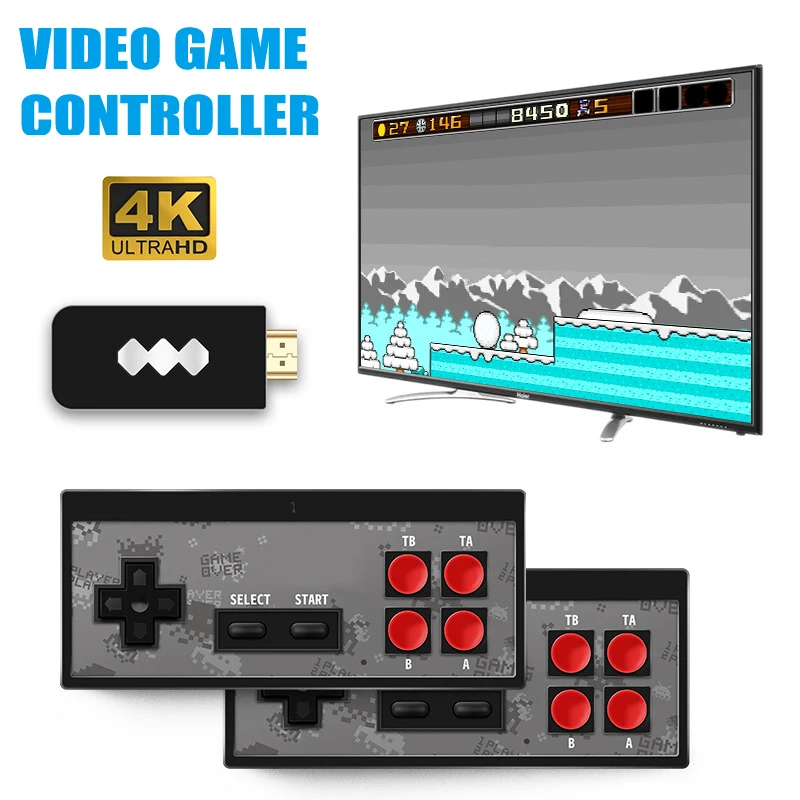 Retro Stick, USB, Wireless Handheld Vaizdo TV Žaidimas Patvarus Vaizdo Žaidimų Valdiklis SP99