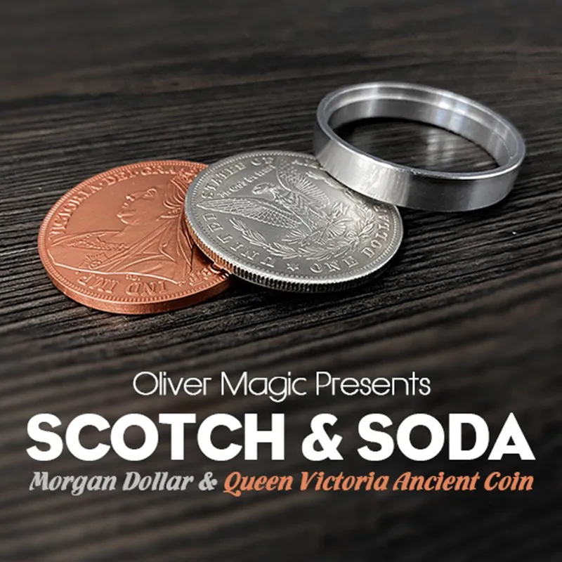 Scotch & Soda (Morgan Doleris ir Karalienės Viktorijos Senovės Monetų) pateikė Oliver Magija iš Arti Magia Magija Gudrybės Gudrybė Magija Rekvizitai