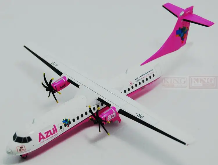 Siūlome: Sparnai XX2705 Specialios Azul ATR-72-600 PR-ATB JC rožinė 1:200 komercinės jetliners plokštumoje modelis hobis