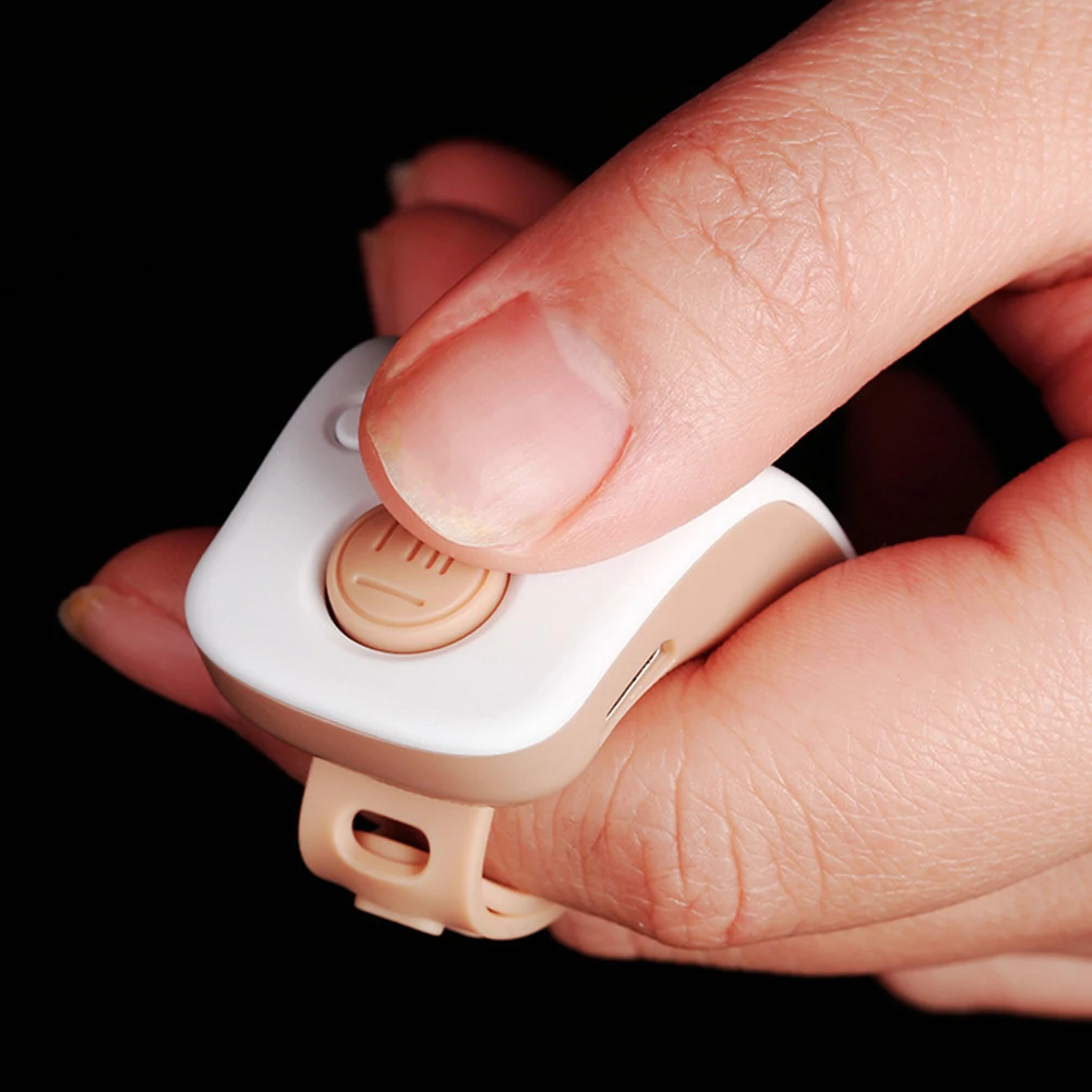 Smart Silikono Praktinius Tikslus Kietas LED Ekranas Žiedo Tipo Meditacijos, Atsipalaidavimo Skaitmeninis Skaitiklis USB Įkrovimo Budistų Mini