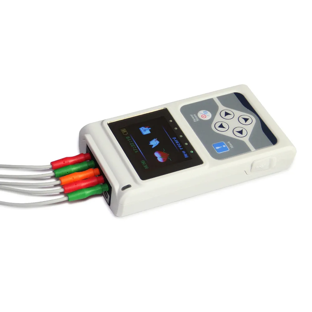 TLC9803 Naujas 3Channel 24H EKG/EKG Holter Sistemos Analizatorius Diktofonas Stebėti