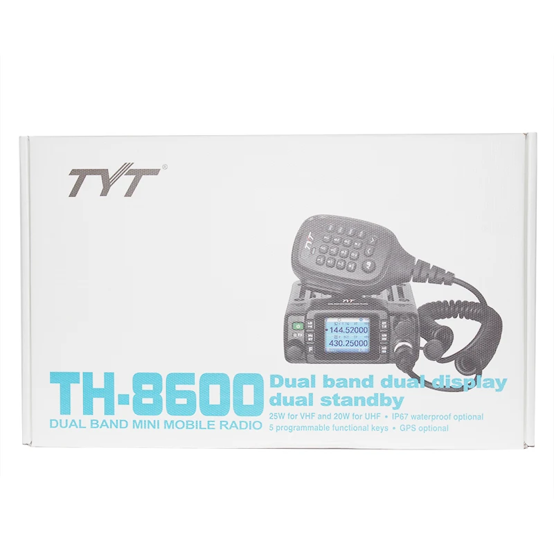 TYT TH-8600 IP67 atsparus Vandeniui Dual Band 