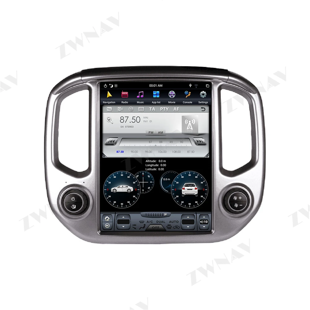 Tesla stiliaus ekranas Android 9.0 Automobilio multimedijos grotuvo Chevrolet Colorado GMC CANYO-2018 radijas stereo GPS Navi galvos vienetas
