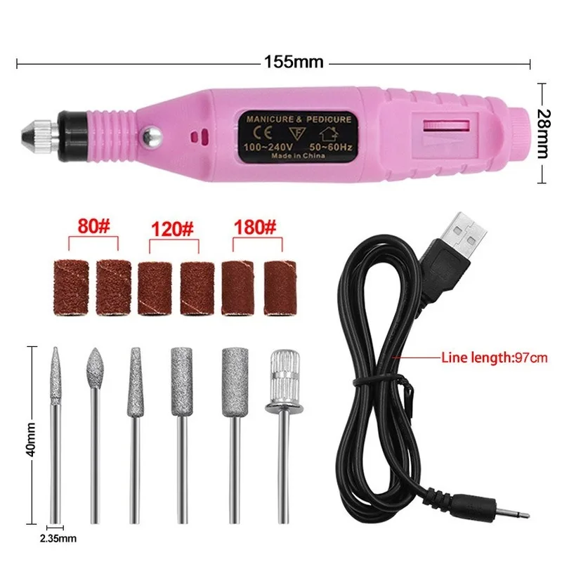USB 100V-240V Mini Elektrinį Graviravimo Pieštuką 