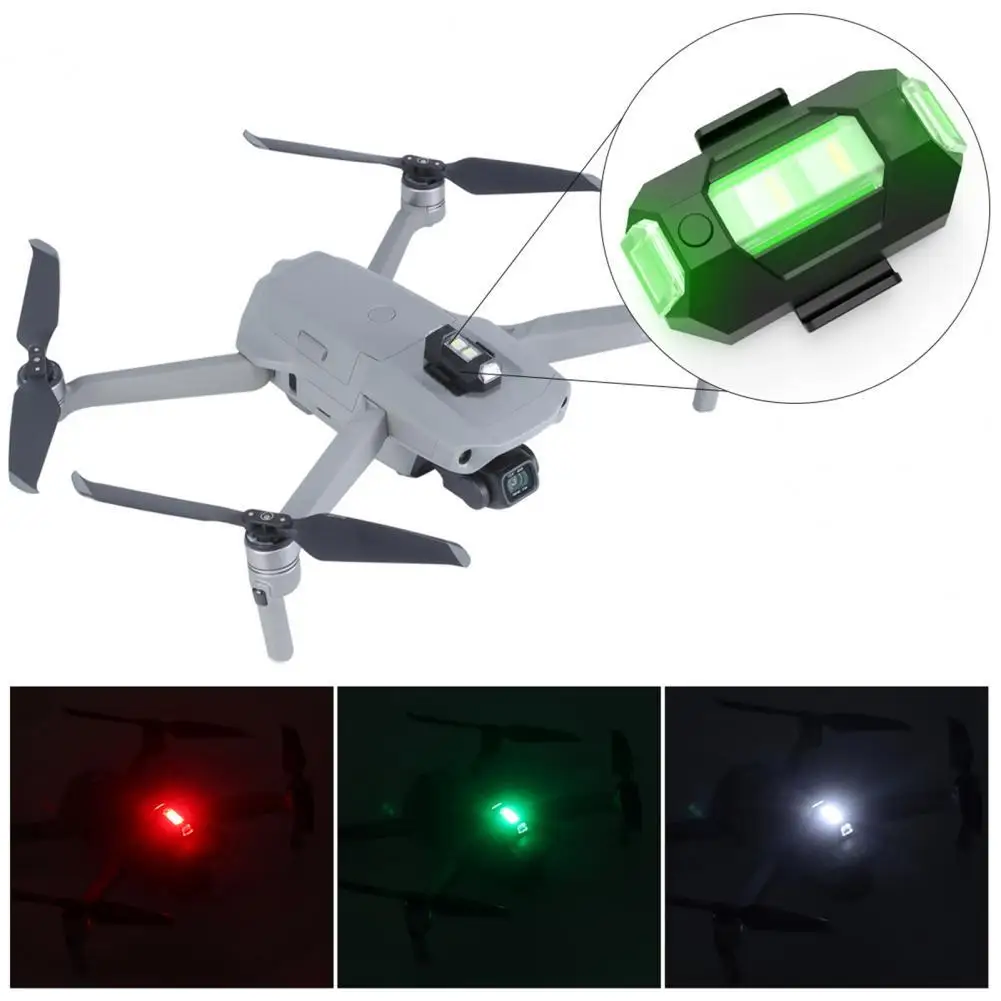 Ulanzi DR-02 Drone Šviesos DJI Marvic 2 Pro Naktį Skristi Matomas RGB Drone Priedai, AntiCollision Blykstės Apšvietimo Įkrovimo