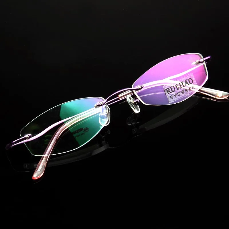 Unisex Optiniai Akinių Rėmeliai Titano Lydinio Akinius Rėmo Taškus Recepto Akiniai RUI HAO AKINIAI Prekės ženklas oculos gafas