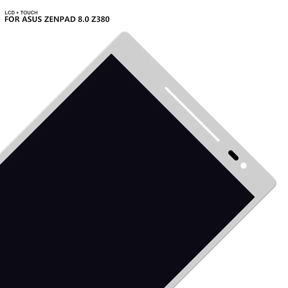 Už ASUS Zenpad 8.0 Z380C Z380KL Z380M Z380 LCD Ekranas Jutiklinis Ekranas Skydelis skaitmeninis keitiklis Asamblėja