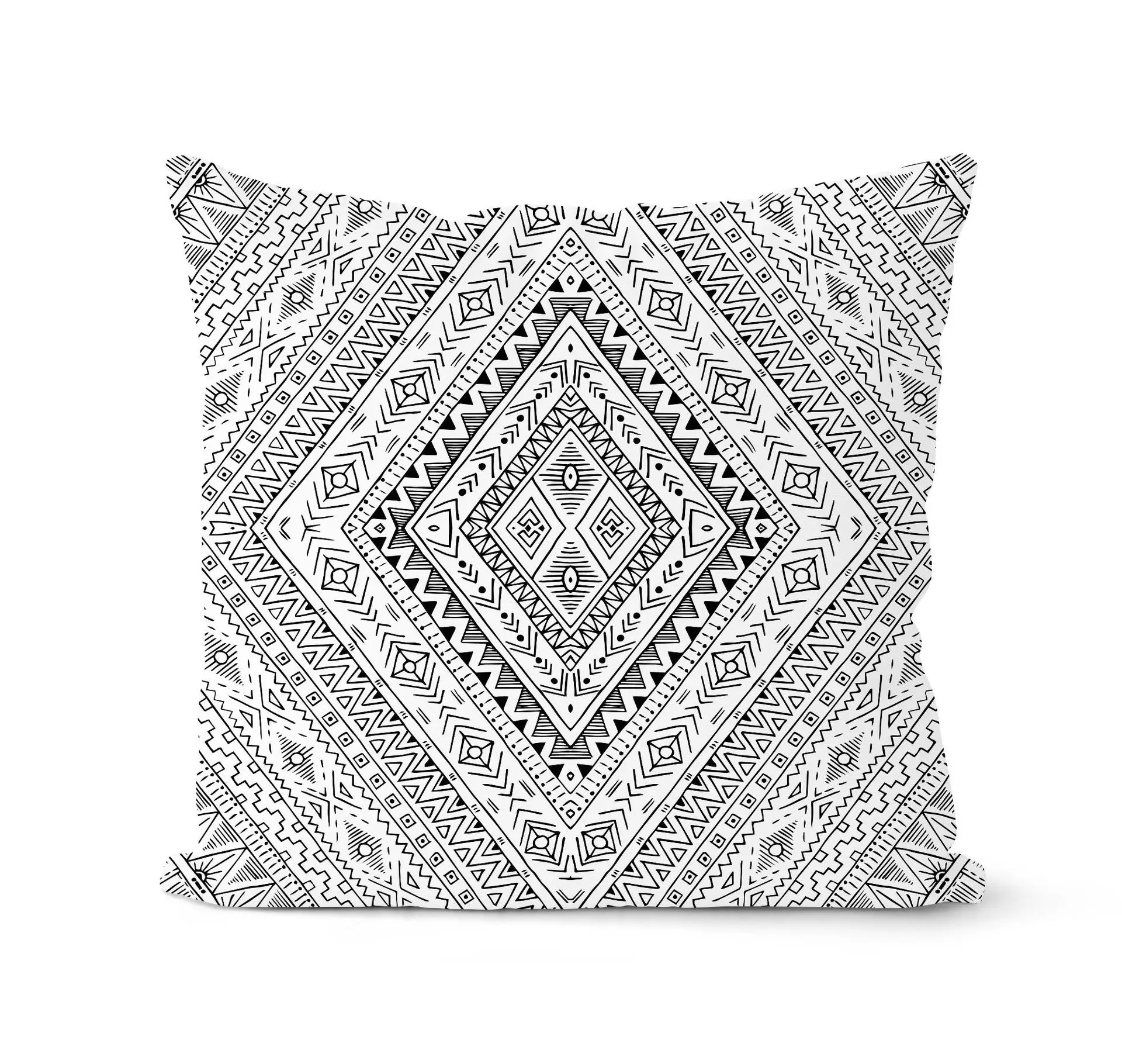 Užvalkalas 45 * 45CM retro abstrakčių geometrinių garsenybių stilius užvalkalas namų sofos pagalvę pagalvėlė padengti dekoratyvinių pagalvių užvalkalai