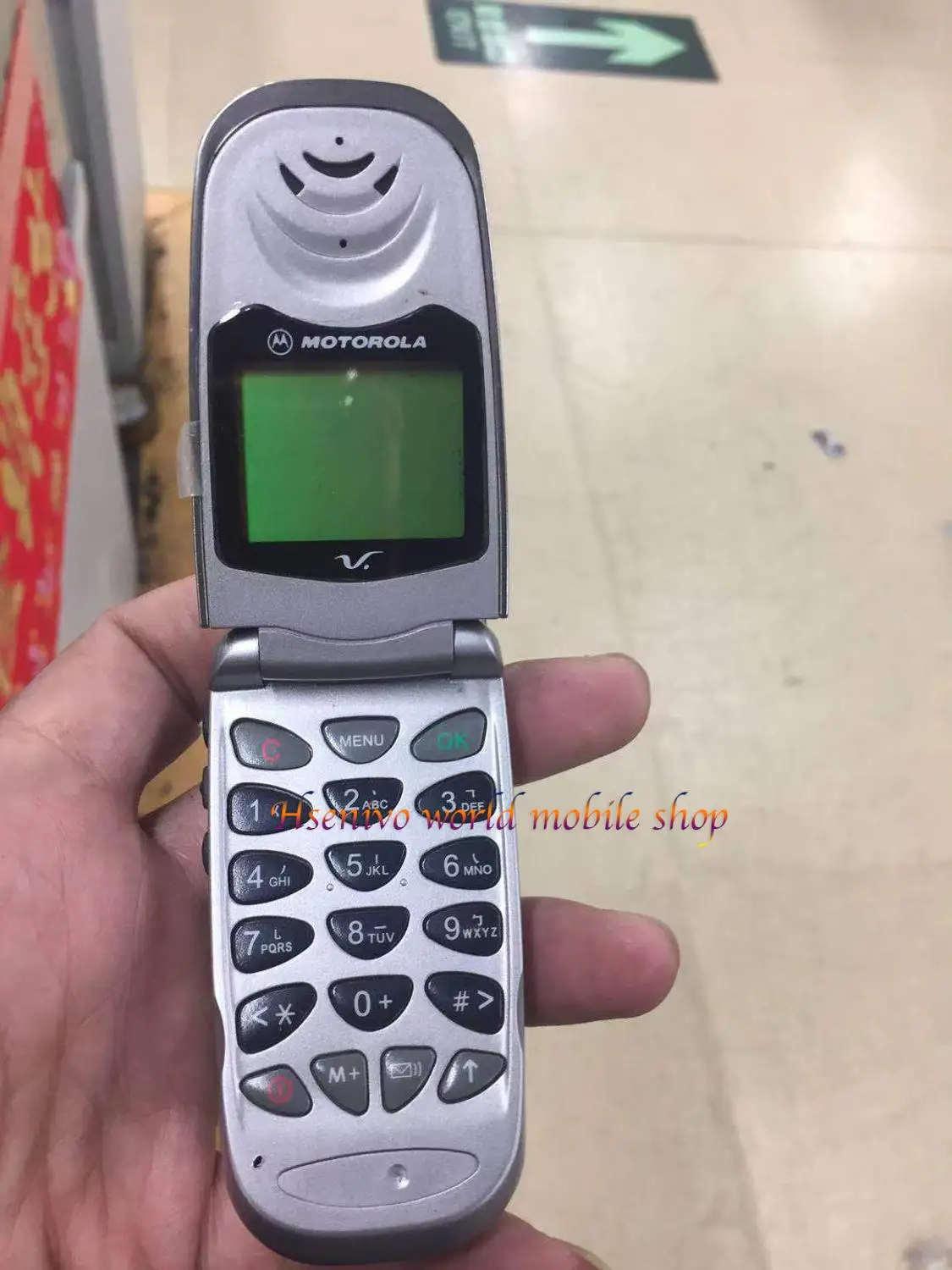V8088 Original Atrakinta telefonas Motorola Flip V8088 Mobiliojo telefono vienerių metų garantija +nemokamas pristatymas