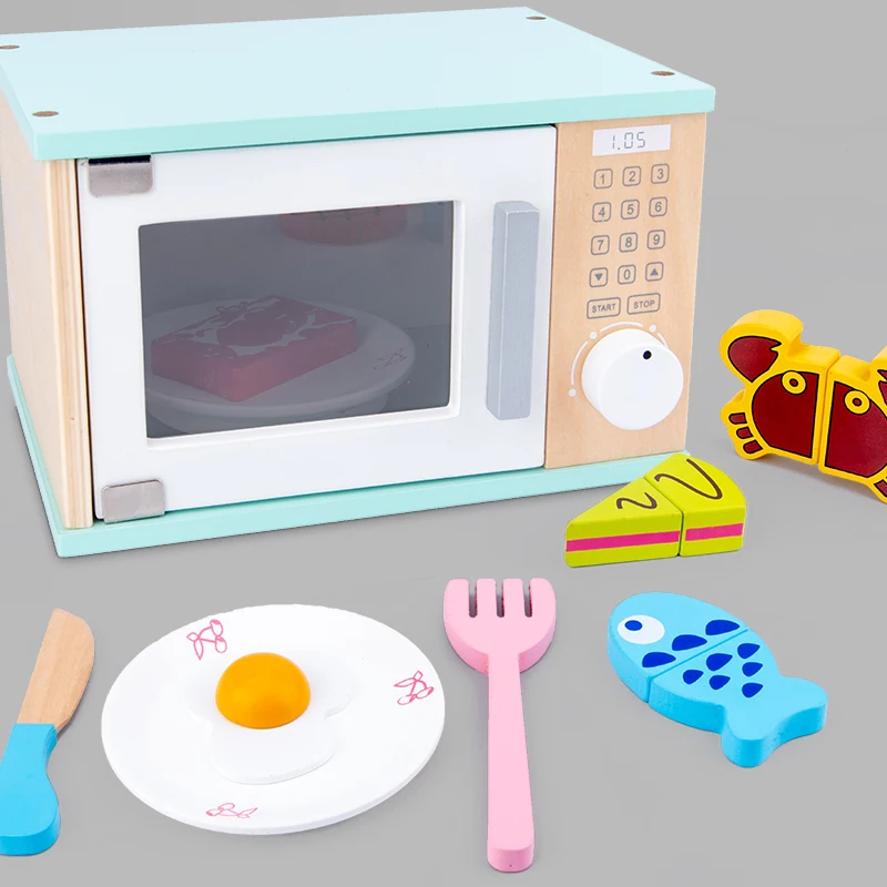 Vaikai Virtuvės Žaislai, Mediniai Apsimesti, Žaislų Pjovimo Maisto Miniatiūrinės Maisto Mergaičių Žaislai, Virtuvės Rinkinys Kūdikių Ankstyvojo Švietimo Žaislai Vaikams