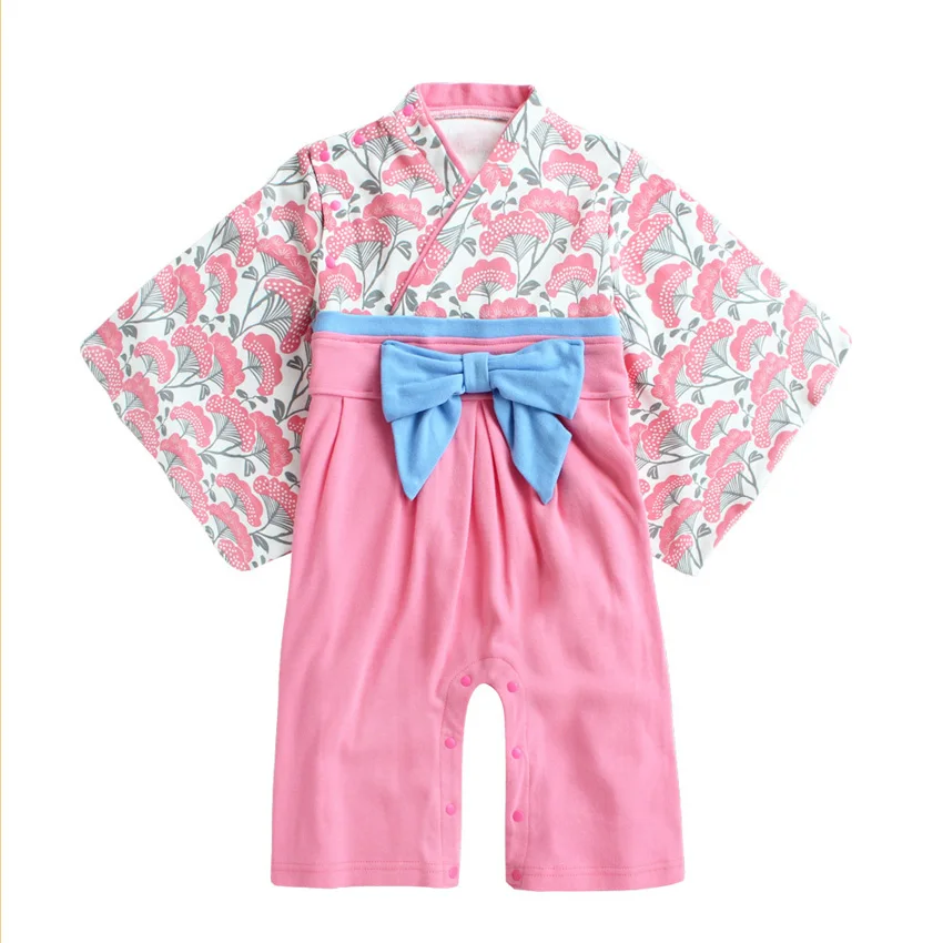 Vienos Lyties Kūdikis Visą Rankovės Medvilnės Patogus Minkštas Kimono Sleepwear Naujagimiui Berniukų, Mergaičių Japonija Stiliaus Yukata Pižama Atsitiktinis