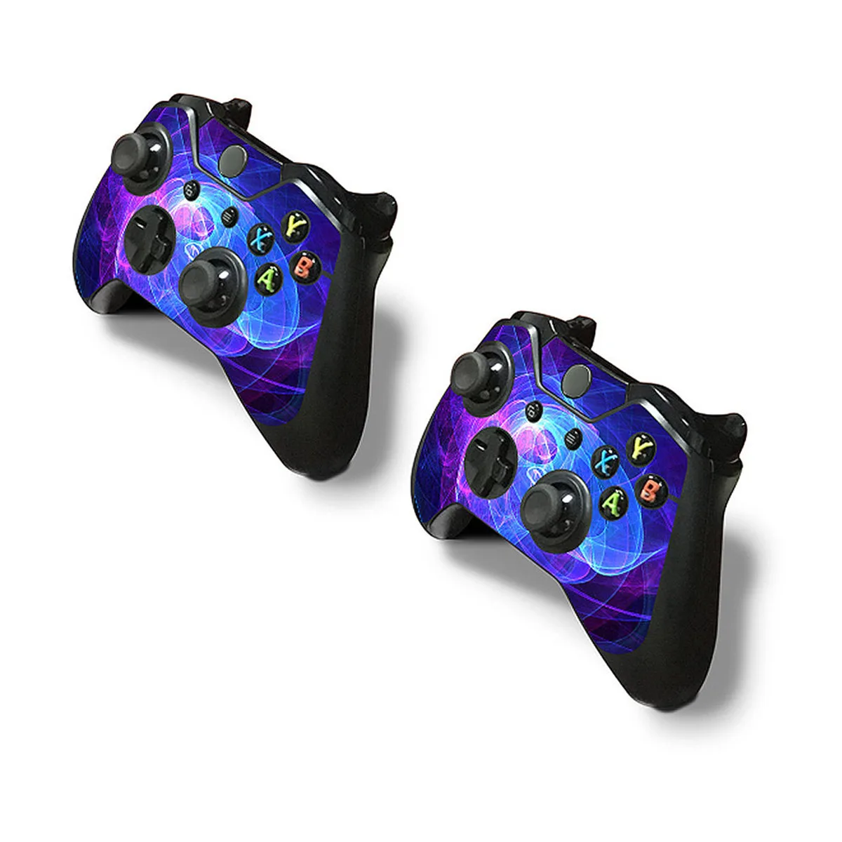 Xbox Vienas Konsolės su 2 Valdytojas PVC Lipdukas Violetinė Dangtelio Raštas Decal Odos Dangtelio Lipdukas Apsiaustas Žaidimas Aksesuarų Rinkinys