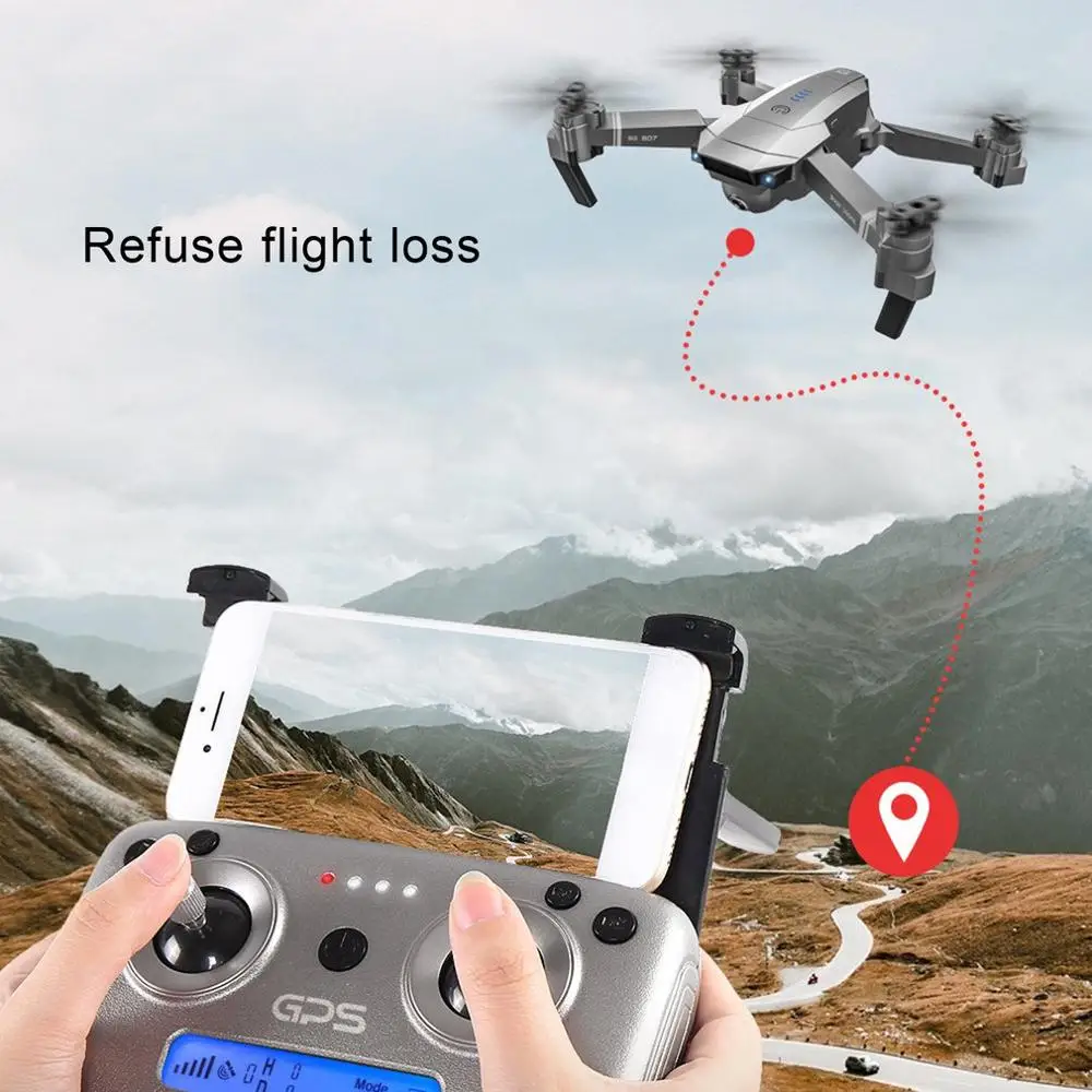 ZLL SG907 GPS Lankstymo Gps Drone, Nuotolinio Valdymo Orlaiviai, Anti-Shake Zoom Orlaivių 4K/1080P Hd aerofotografija Quadcopter