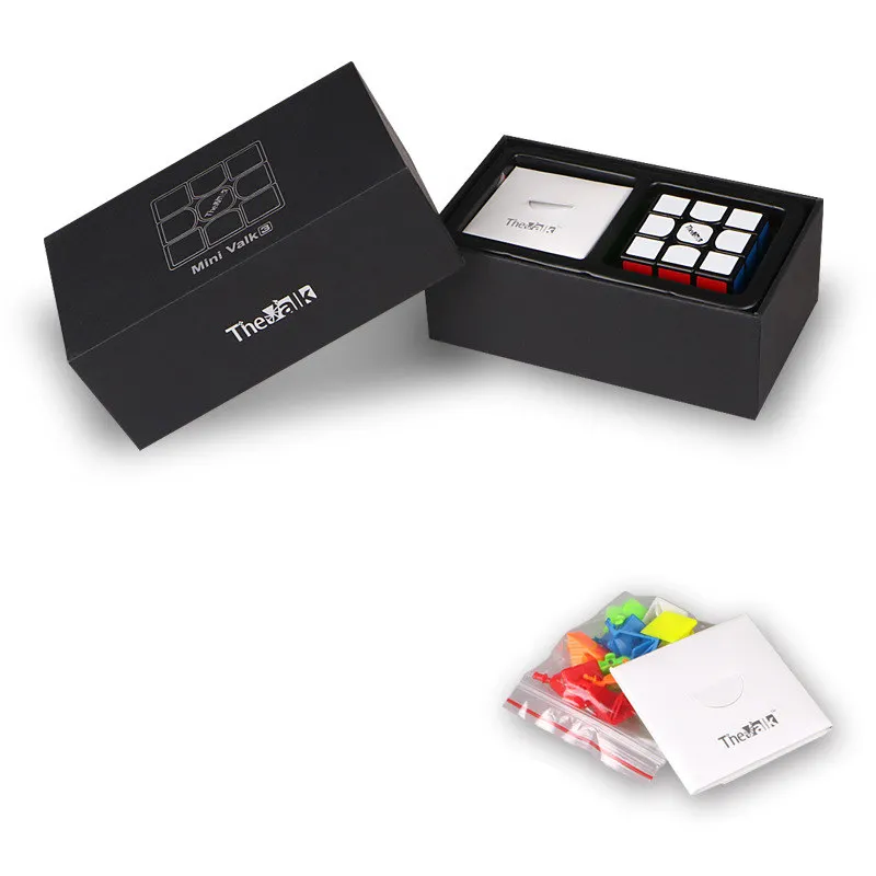 Į Valk 3 Mini Dydžio Kubą 3x3 Profesinės Greitis Kubo Mofangge Qiyi Konkurencijos Kubeliai Žaislas Įspūdį Magic Cube