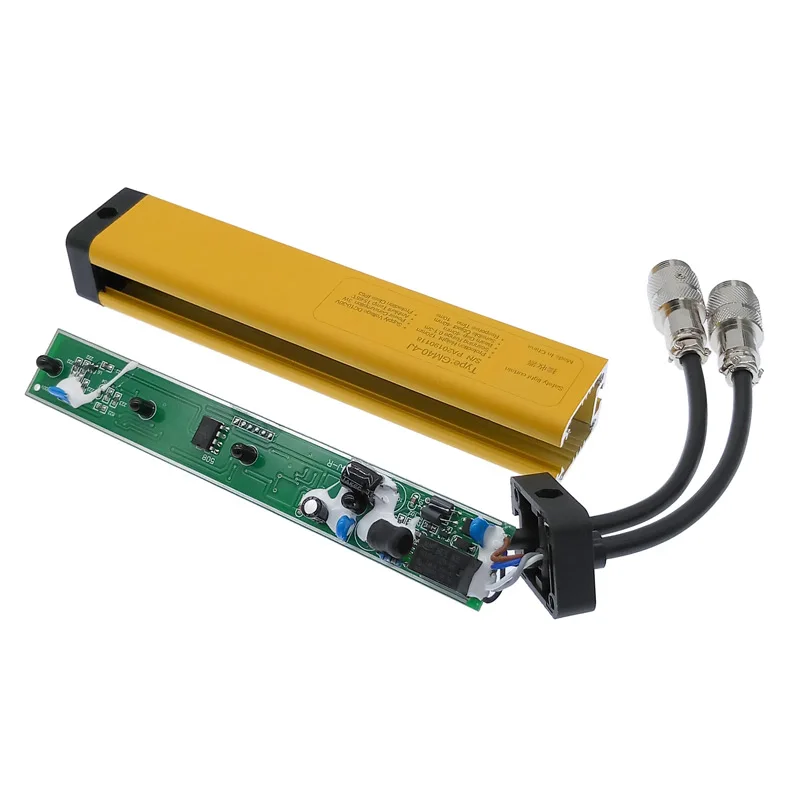Šviesos užuolaidos saugos grotelėmis 4 taškų 40mm PNP tranzistorius paprastai uždarytas sensorius jungiklis linijiniai apsaugos įrenginys