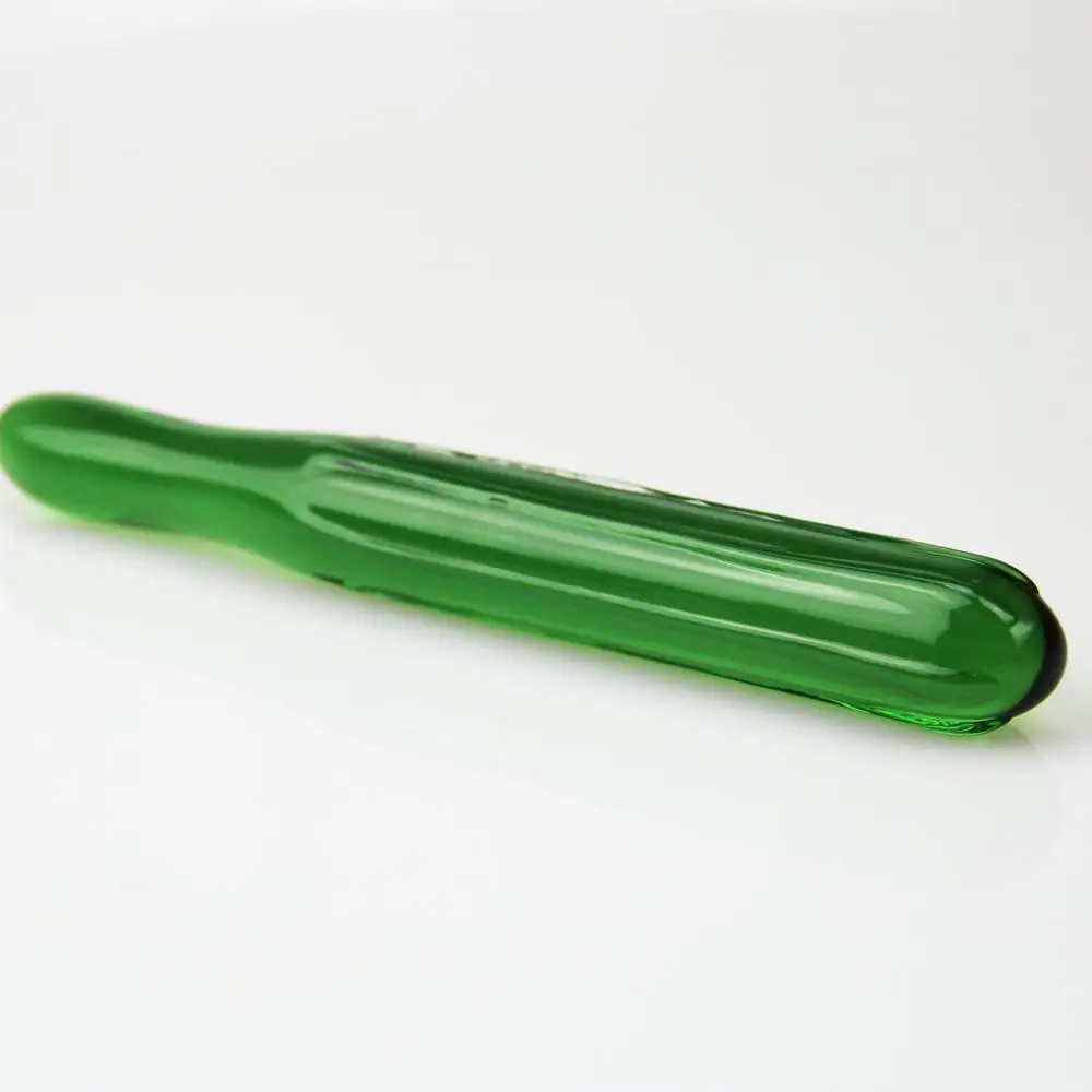 Žalias agurkas stiklo dildo analinis kaištis makšties vibratorių išangę kamštis Erotika užpakalis kištukai sekso žaislai lesbiečių poros lesbietės