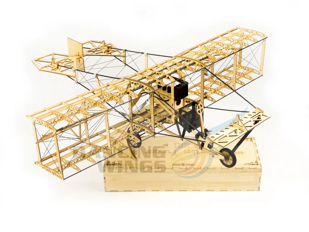 0% iš Anksto pastatytas Balsawood Lėktuvo Modelio Rinkinys Curtiss Stūmikas 550mm Sparnų Scale 1/18 Modelis Lėktuvų Surinkimo Baras, Kavinė Namuose